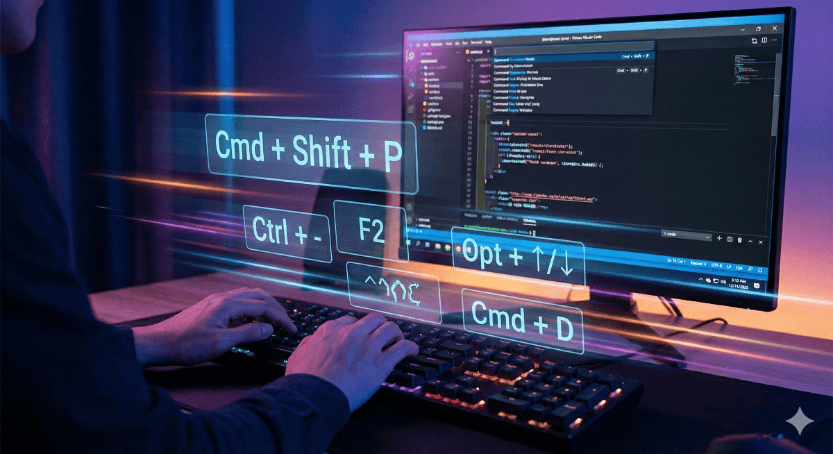意外と知らないVSCodeショートカットキー(通常キーもあるよ🐣)