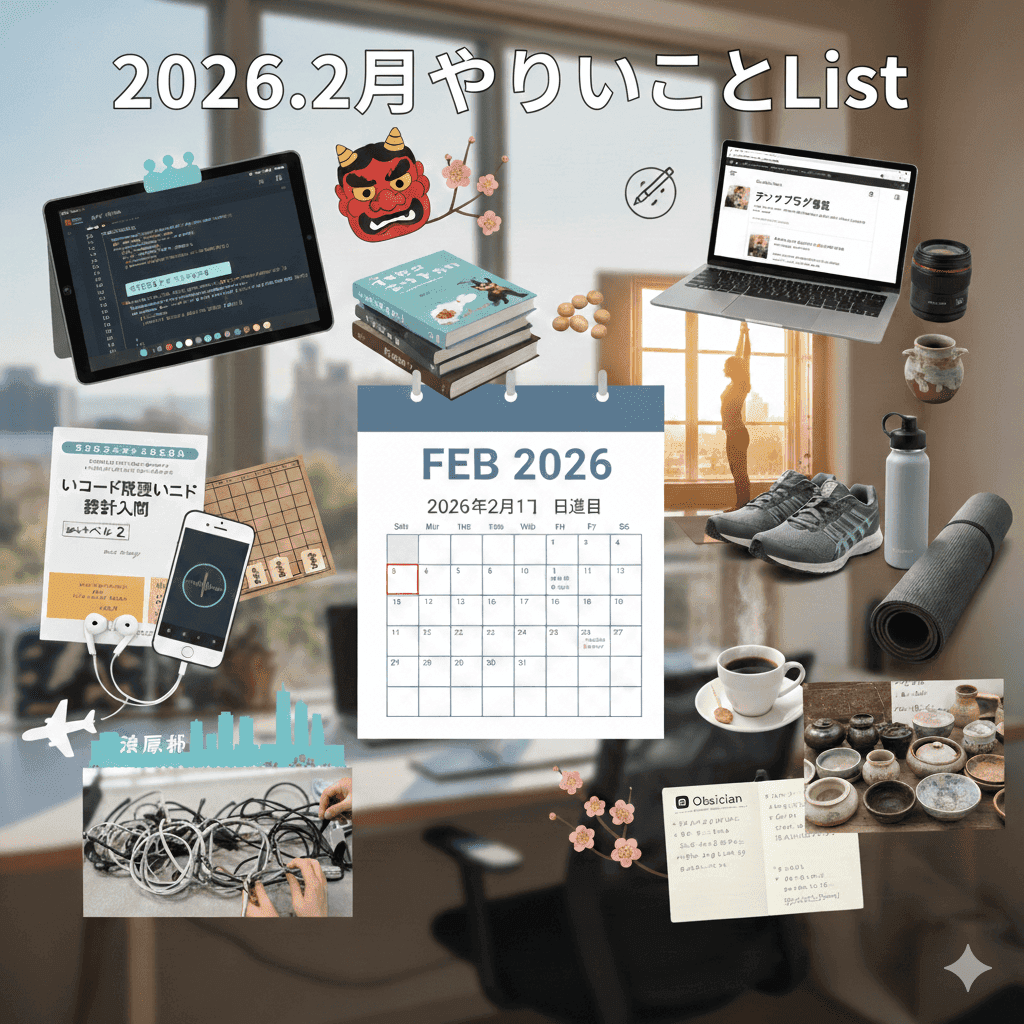 2026年2月のやりたいことリスト