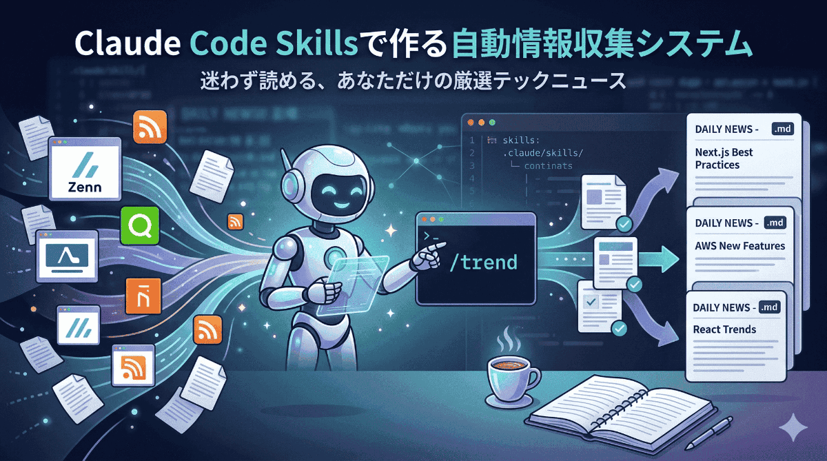 Claude Code Skillsで作る自動情報収集システム